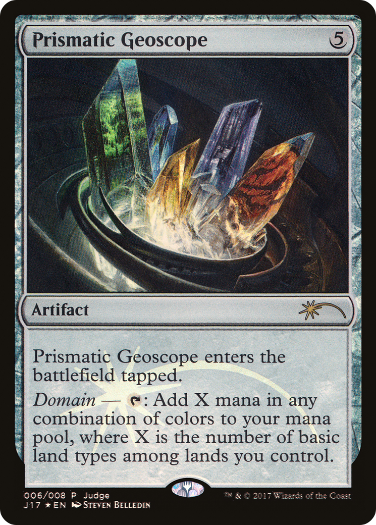 Prismatic Geoscope (JDG-006) - Judge Gift Cards 2017 Foil