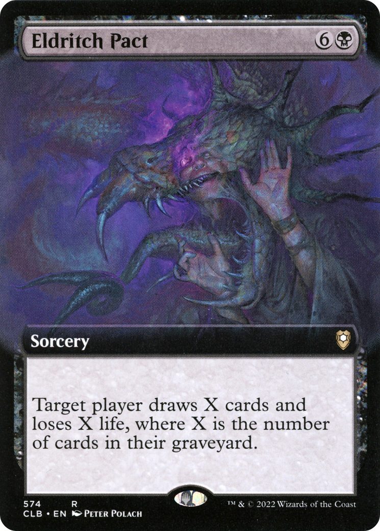 Eldritch Pact (Extended Art) (CLB-574) - Commander Legends: Battle for Baldur's Gate: (Extended Art)