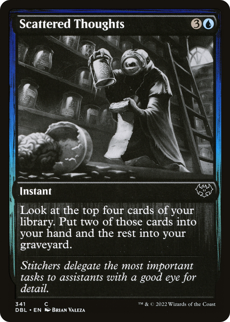 Scattered Thoughts (DBL-341) - Innistrad: Double Feature Foil
