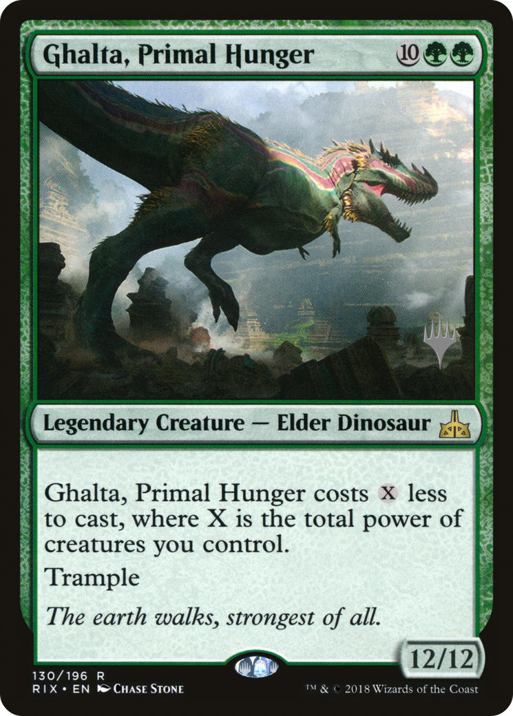 Ghalta, Primal Hunger (PPM20-130) - Rivals of Ixalan Promos Foil