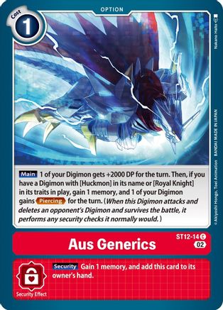 Aus Generics (ST12-14) - Starter Deck 12: Jesmon