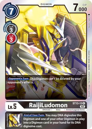 RaijiLudomon (ST13-13) - Starter Deck 13: Ragnaloardmon Foil