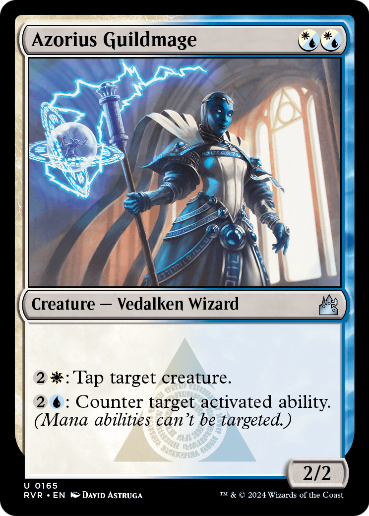 Azorius Guildmage (RVR-165) - Ravnica Remastered