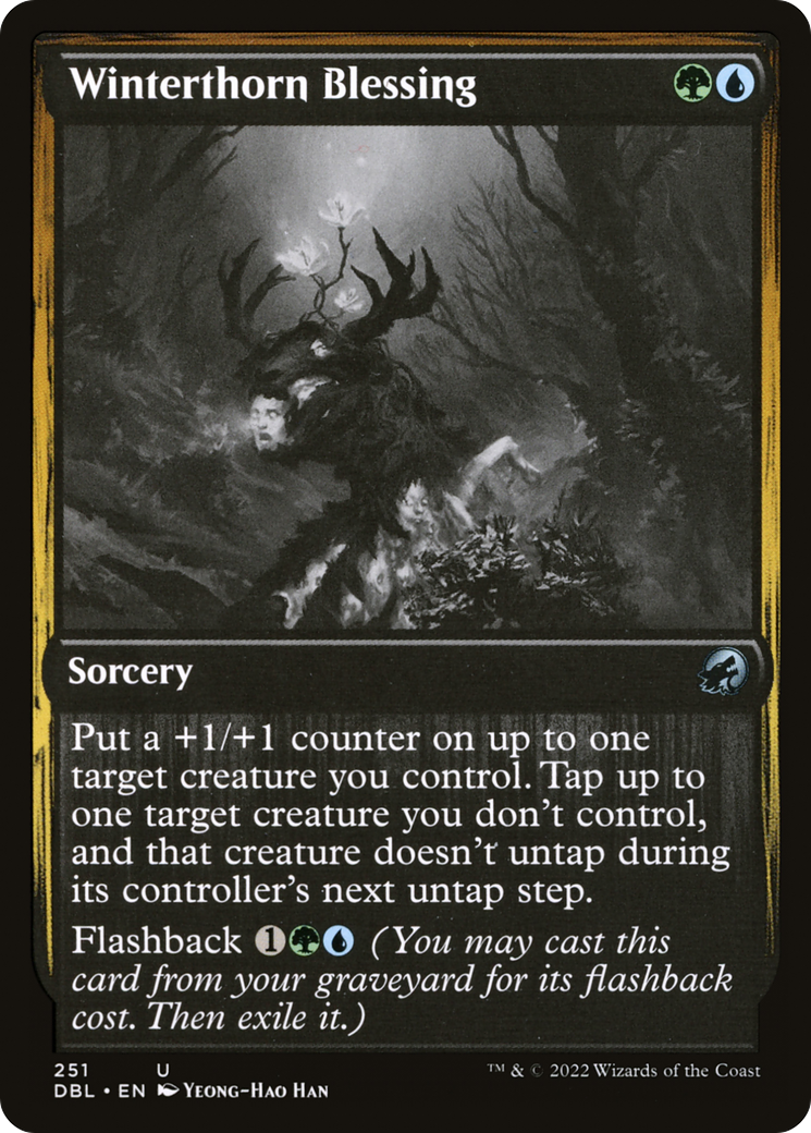 Winterthorn Blessing (DBL-251) - Innistrad: Double Feature Foil