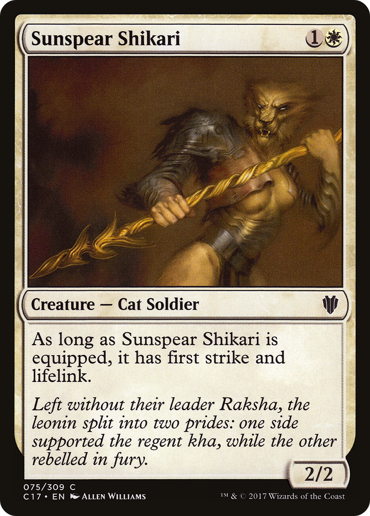 Sunspear Shikari (C17-075) - Commander 2017