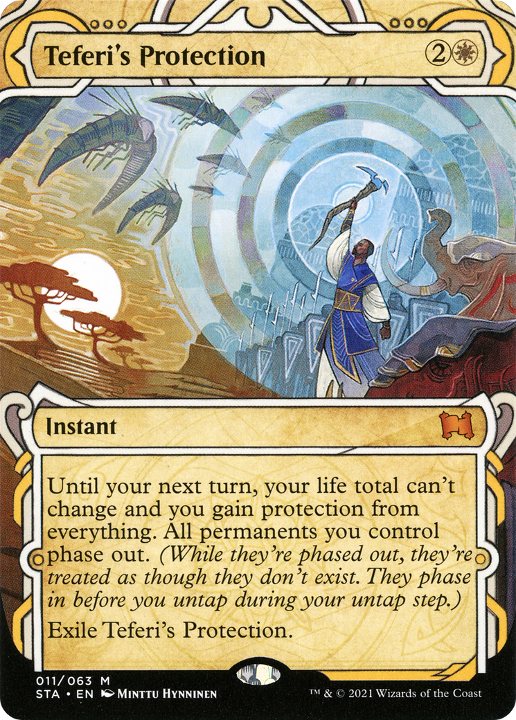 Teferi's Protection (STA-011) - Strixhaven Mystical Archive: (Showcase) (Borderless)