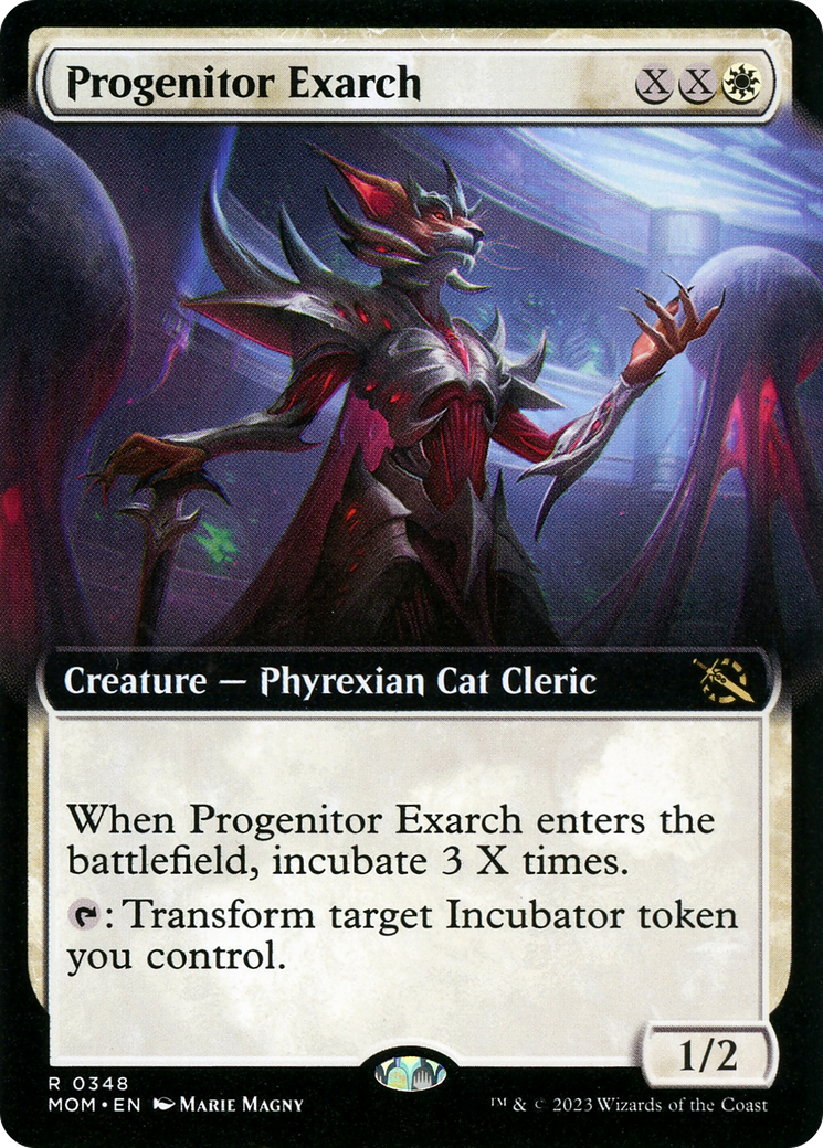 Progenitor Exarch (Extended Art) (MOM-348) - March of the Machine: (Extended Art) Foil