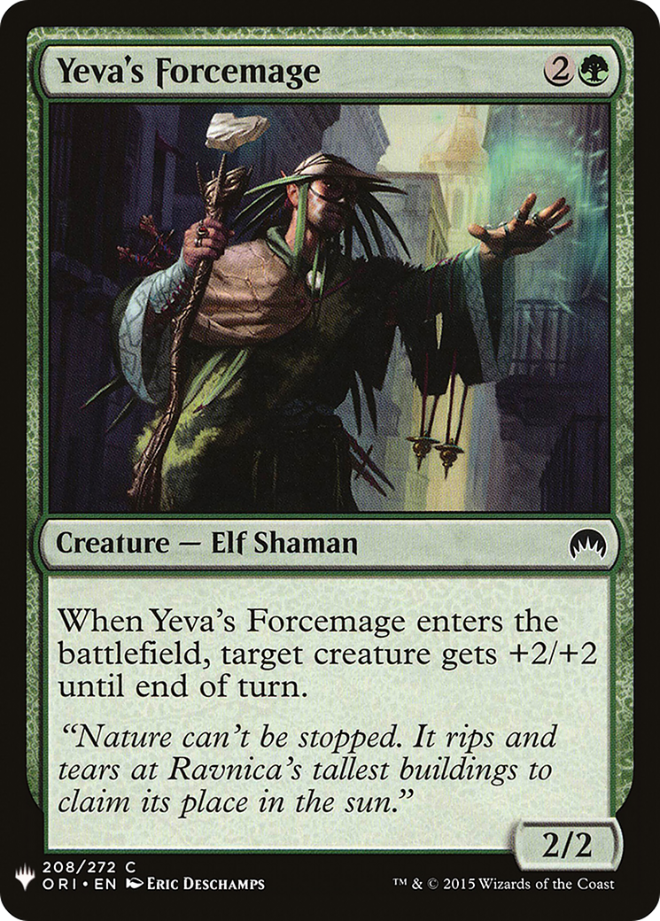 Yeva's Forcemage (LIST-ORI-208) - The List