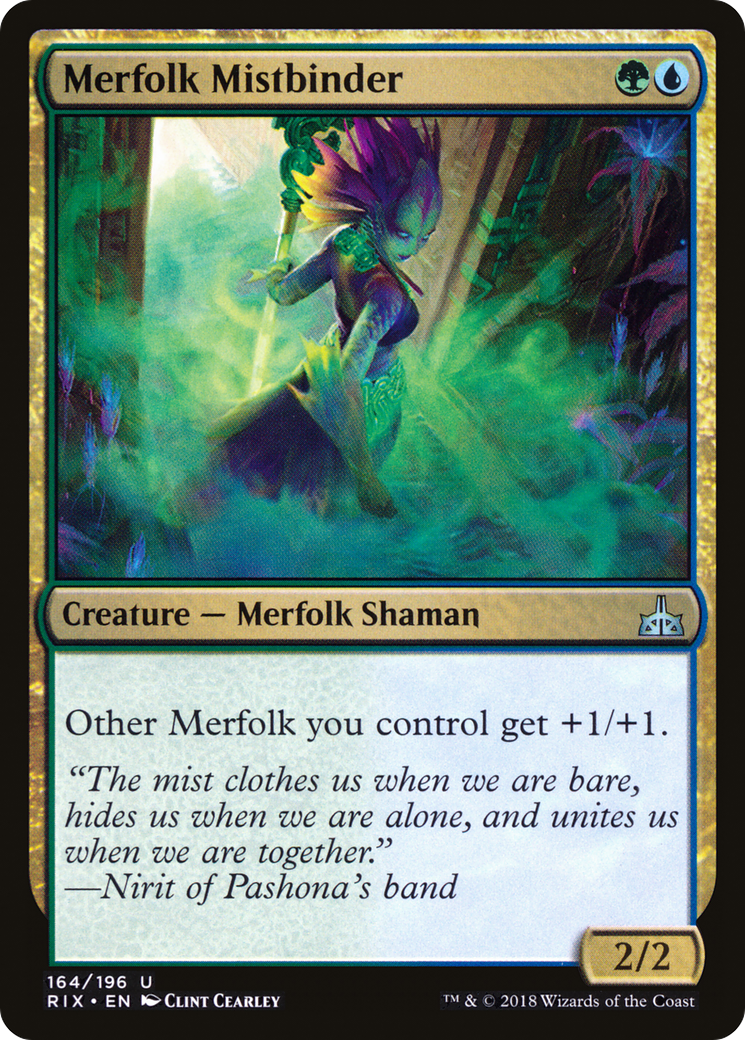 Merfolk Mistbinder (RIX-164) - Rivals of Ixalan