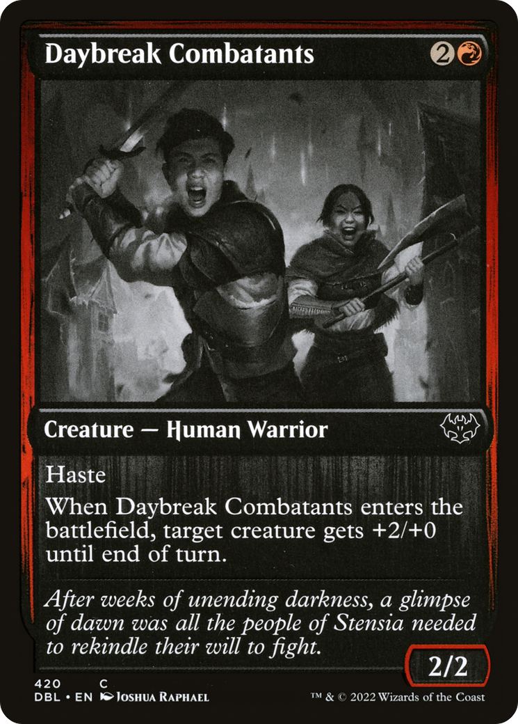 Daybreak Combatants (DBL-420) - Innistrad: Double Feature