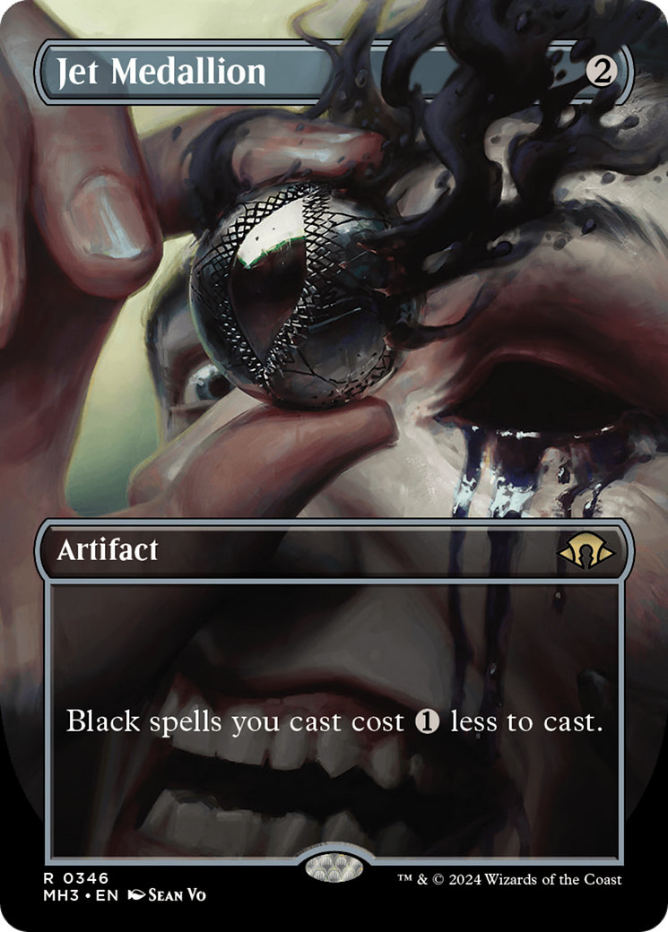 Jet Medallion (Borderless) (MH3-346) - Modern Horizons 3 Foil