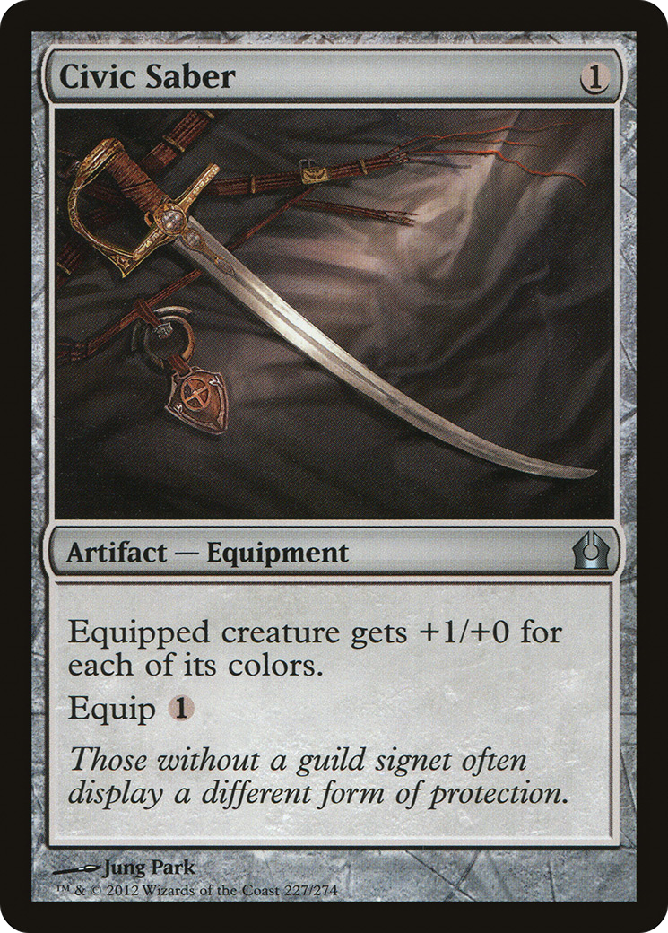 Civic Saber (RTR-227) - Return to Ravnica