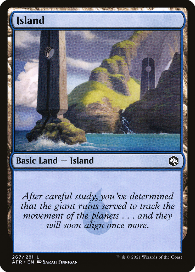 Island (267) (AFR-267) - Adventures in the Forgotten Realms Foil