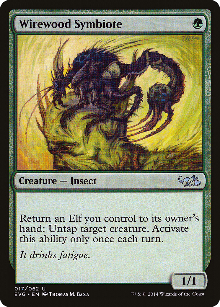 Wirewood Symbiote (DD3-) - Duel Decks Anthology: Elves vs. Goblins Foil