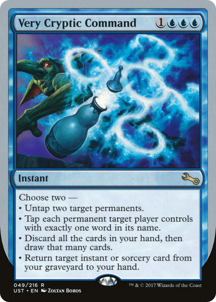 Very Cryptic Command (B) (UST-49B) - Unstable Foil