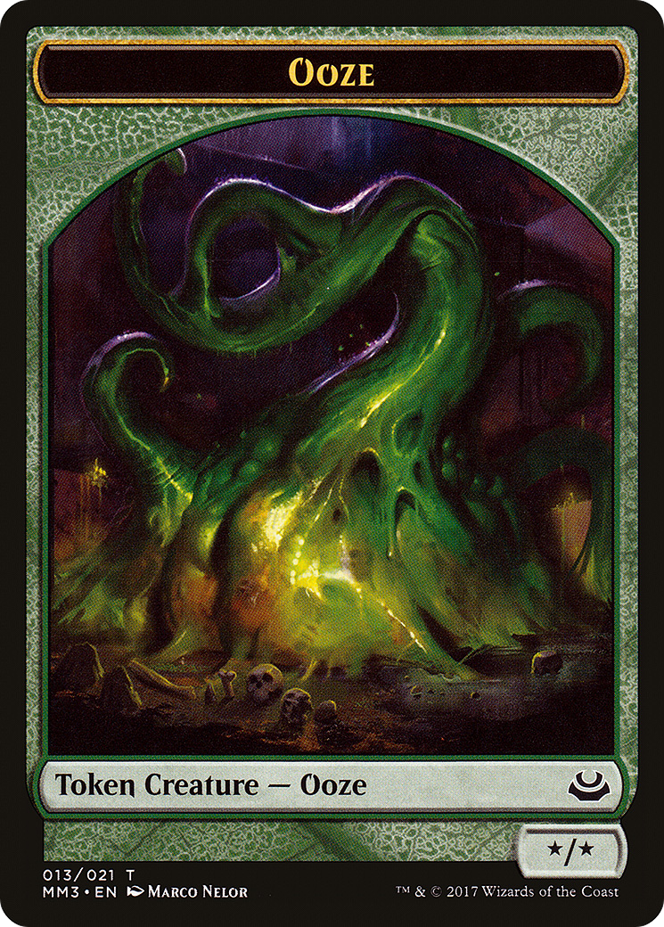 Ooze Token (MM3-013) - Modern Masters 2017 Tokens