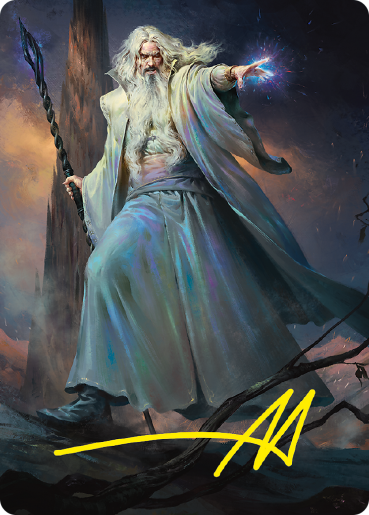 Saruman of Many Colors // Saruman of Many Colors (ALTR-020) - Tales of Middle-earth Art Series (Borderless) Foil