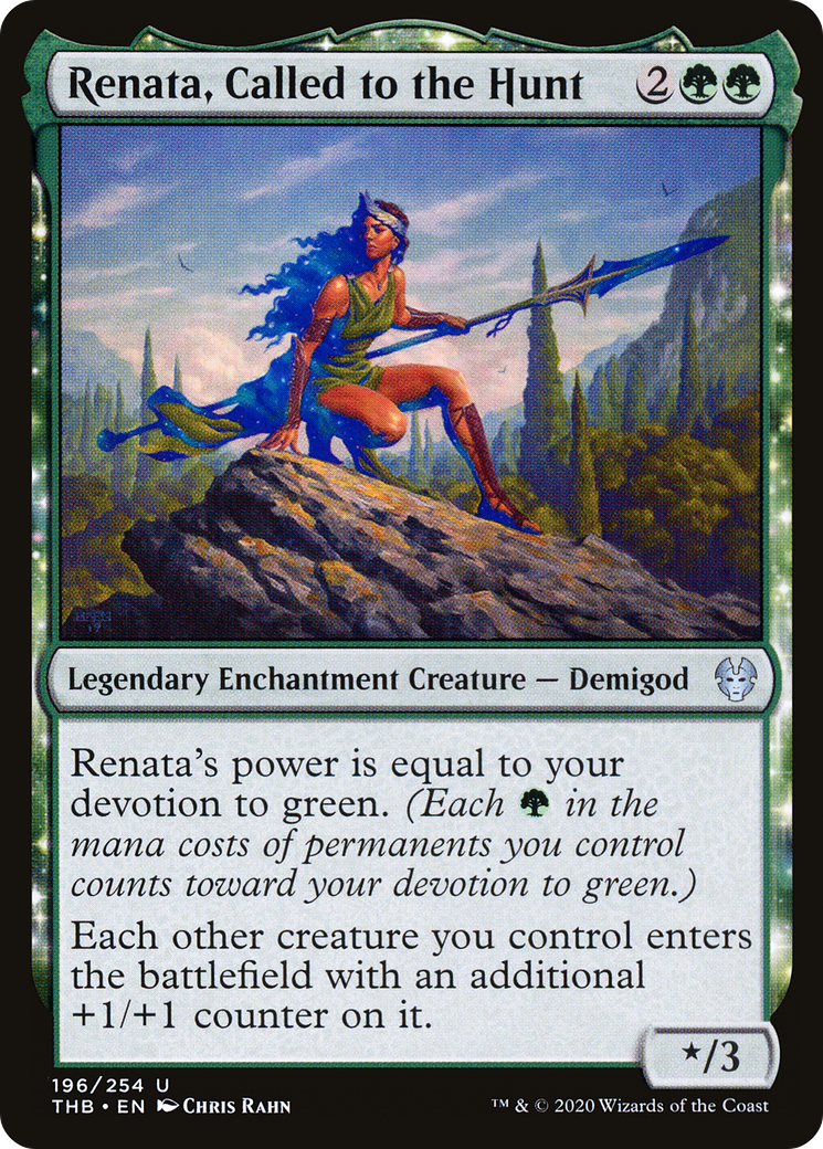 Renata, Called to the Hunt (THB-196) - Theros Beyond Death: (enchantment)