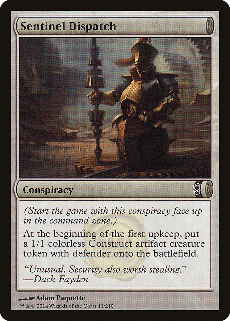 Sentinel Dispatch (CNS-011) - Conspiracy Foil