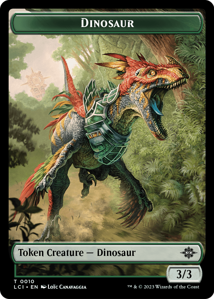 Dinosaur (TLCI-010) - The Lost Caverns of Ixalan Tokens