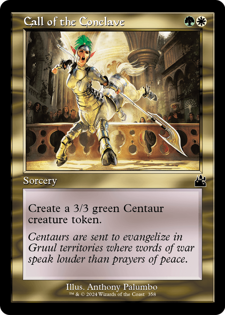 Call of the Conclave (Retro Frame) (RVR-358) - Ravnica Remastered