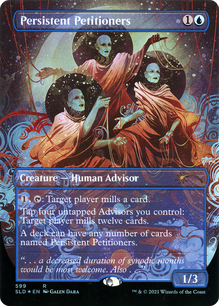 Persistent Petitioners (599) (SLD-599) - Secret Lair Drop (Borderless) Foil
