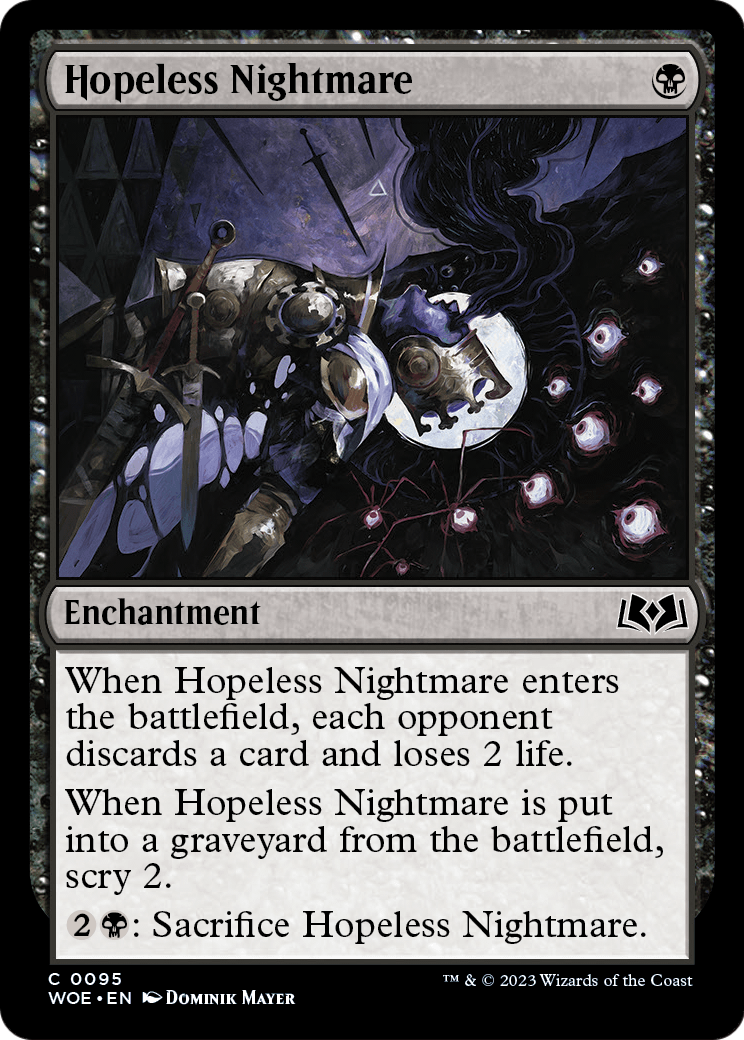 Hopeless Nightmare (WOE-095) - Wilds of Eldraine