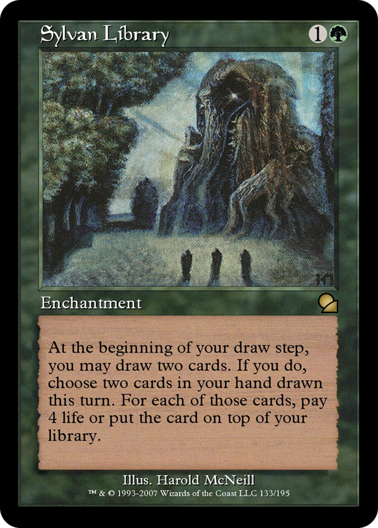 Sylvan Library (ME1-133) - Masters Edition Foil
