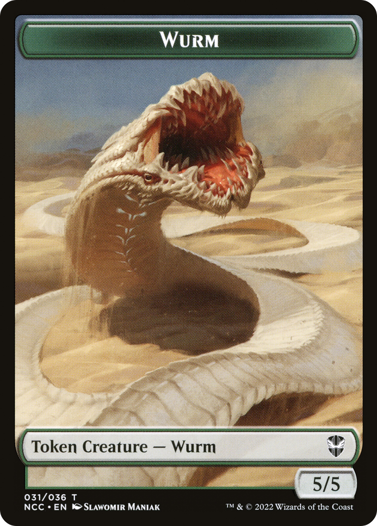 Wurm (TNCC-031) - New Capenna Commander Tokens Foil