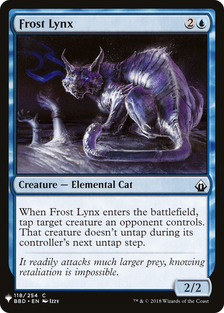Frost Lynx (LIST-BBD-118) - The List