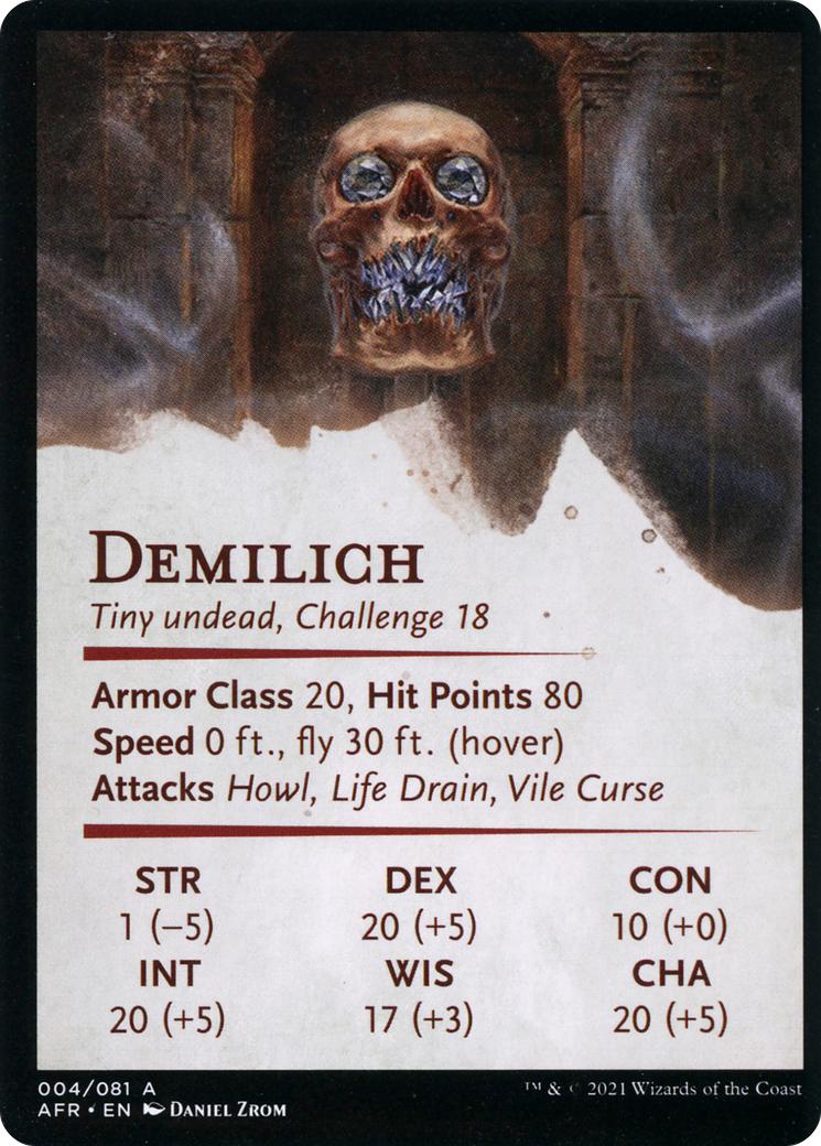 Demilich // Demilich (AAFR-004) - Adventures in the Forgotten Realms Art Series (Borderless)