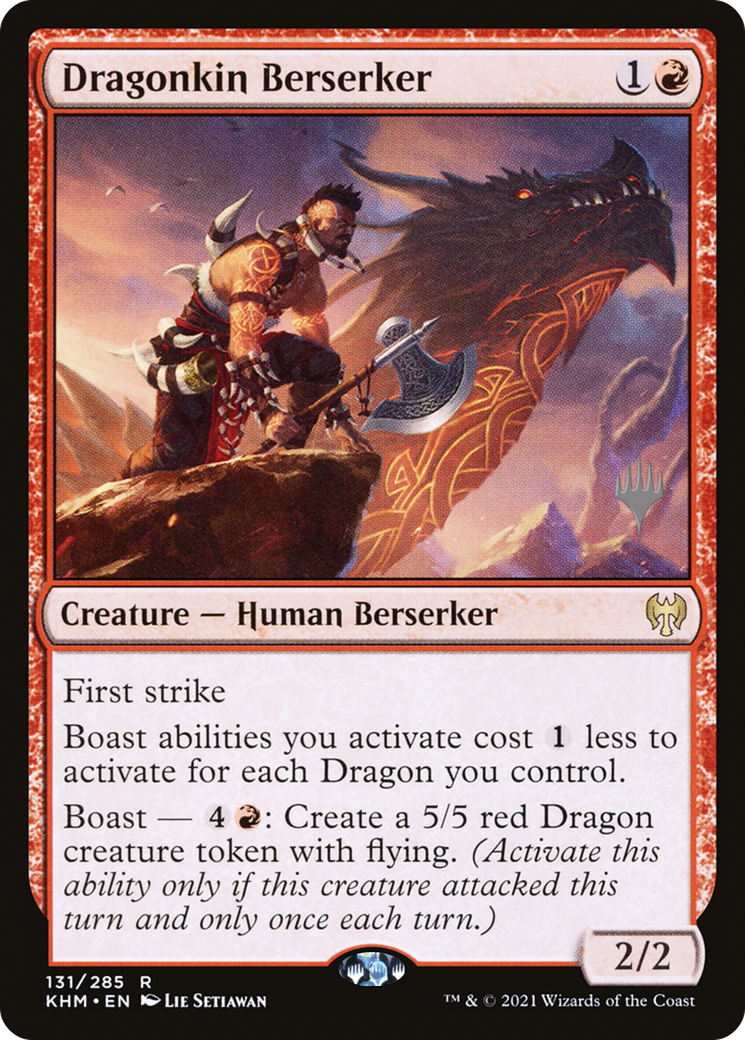 Dragonkin Berserker (PPKHM-131) - Kaldheim Promos
