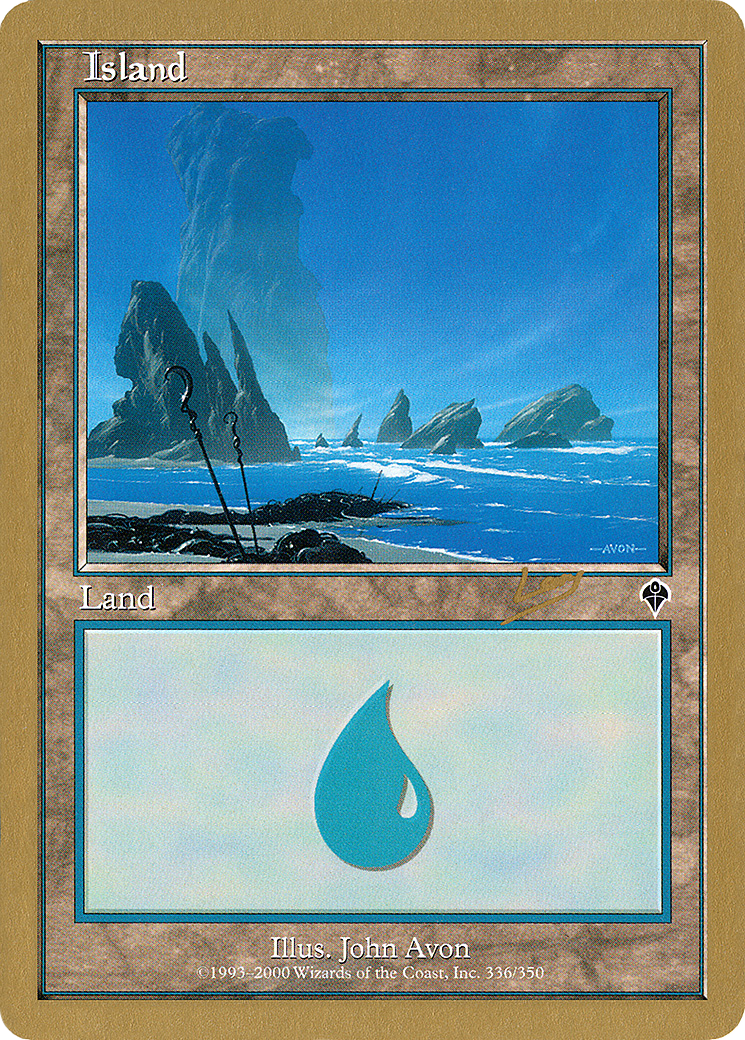 Island (336) - 2002 Raphael Levy (INV) (WCD-RL336A) - World Championship Decks 2002