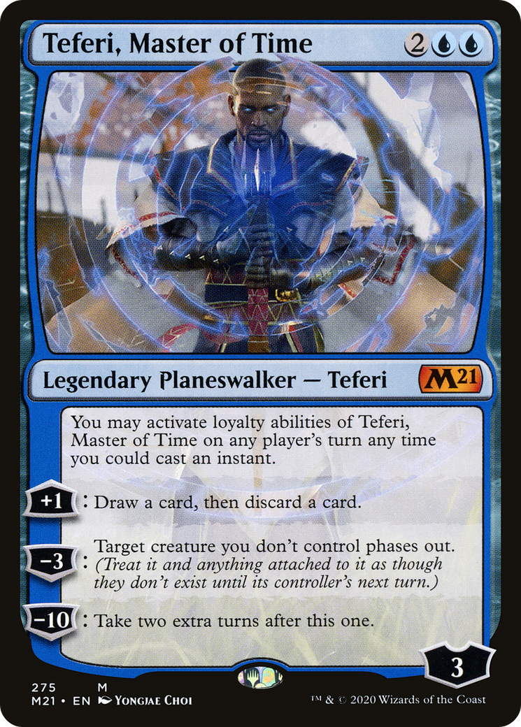 Teferi, Master of Time (275) (M21-275) - Core Set 2021 Foil