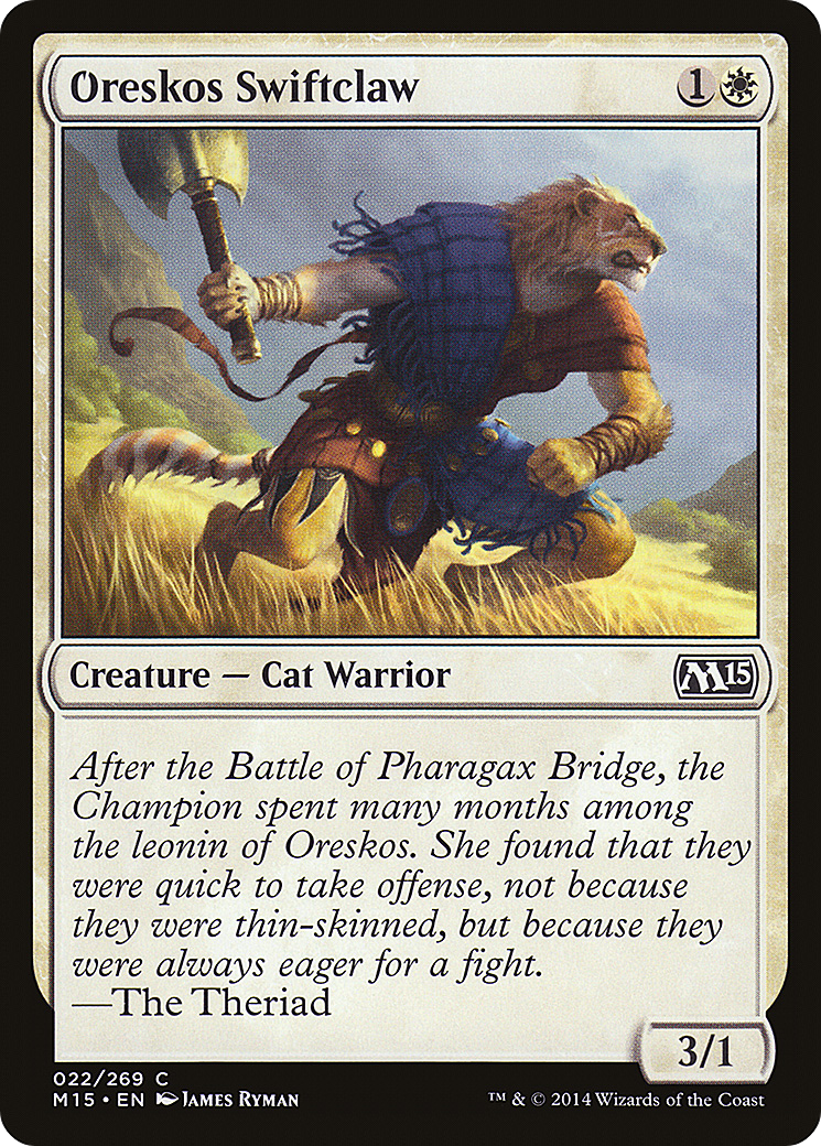 Oreskos Swiftclaw (M15-022) - Magic 2015