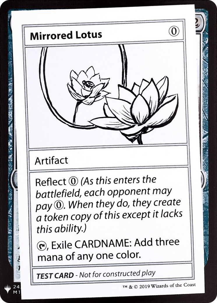 Mirrored Lotus (CMB1-) - Mystery Booster Playtest Cards 2019