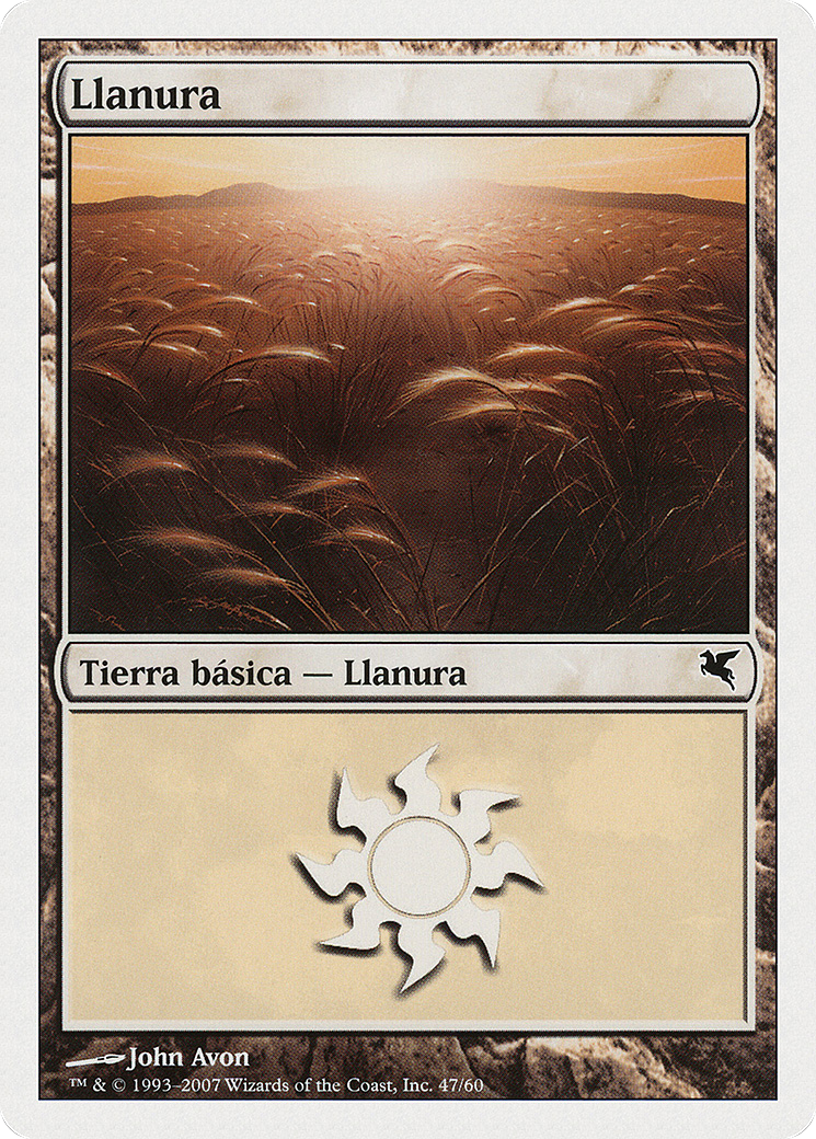 Plains (Spanish) - "Llanura" (J47) (PSAL-J47) - Salvat 2005