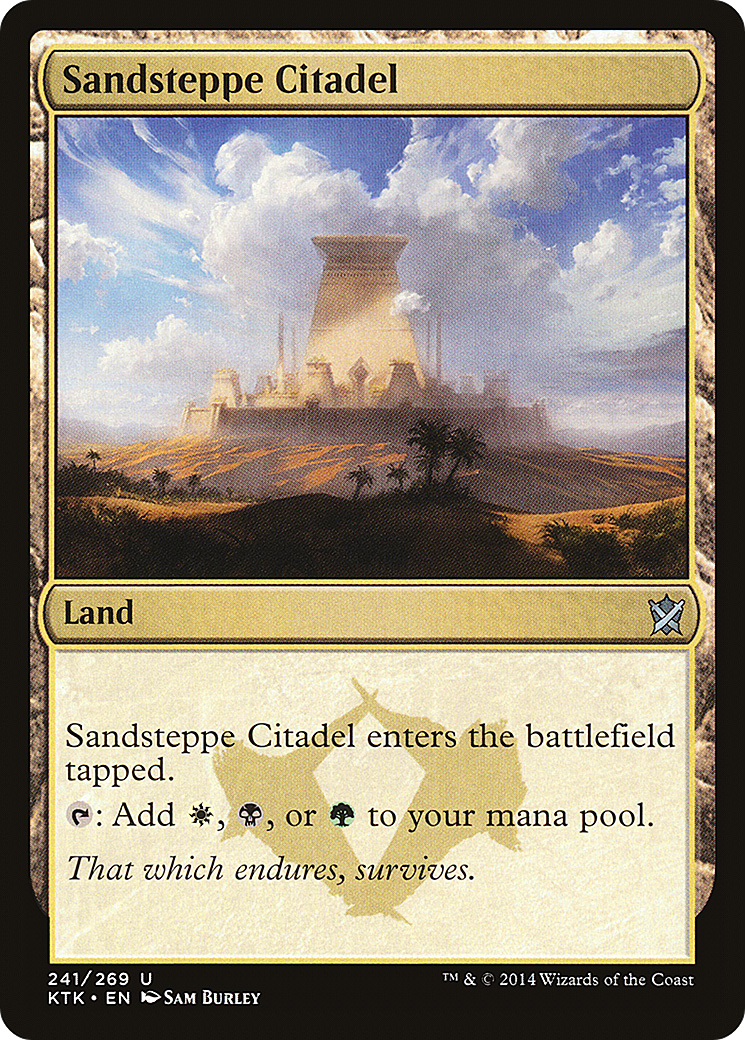 Sandsteppe Citadel (KTK-241) - Khans of Tarkir Foil