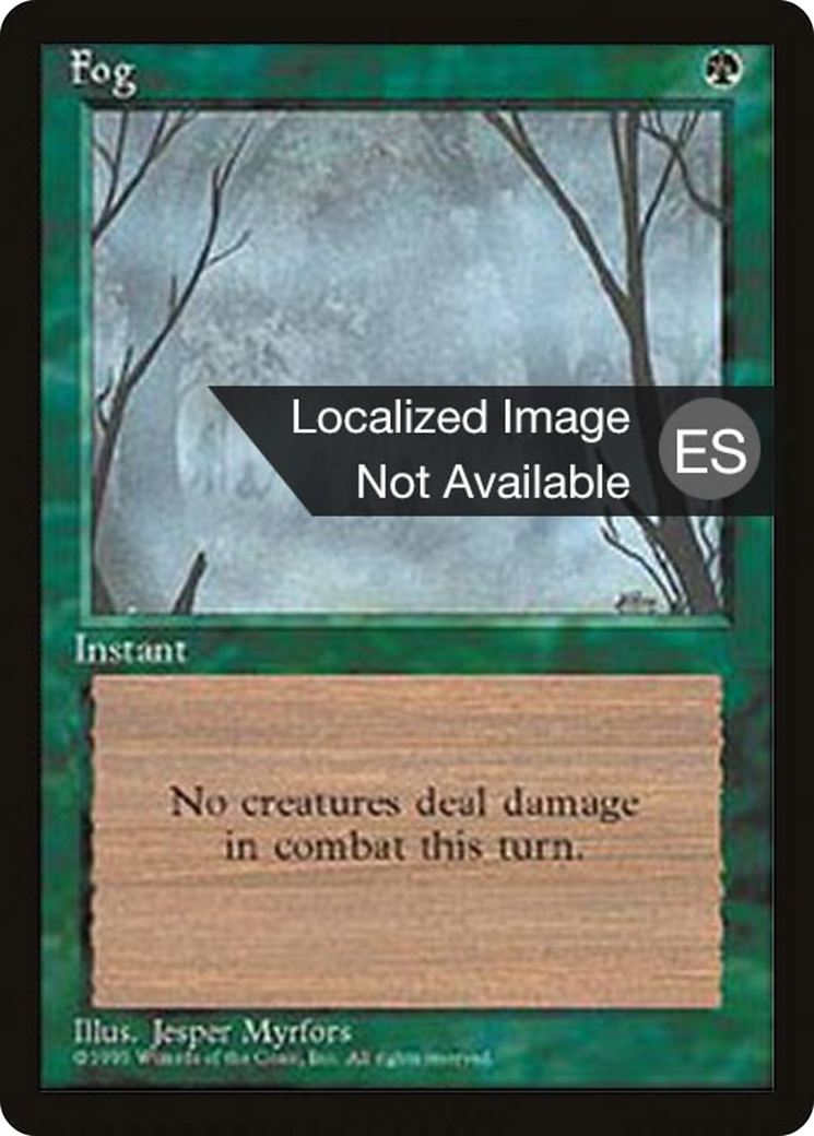 Fog (4BB-) - Fourth Edition Foreign Black Border