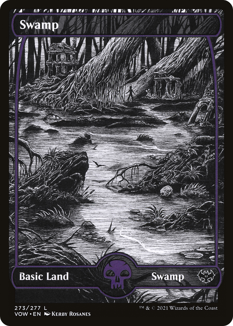 Swamp (273) (VOW-273) - Innistrad: Crimson Vow: (Showcase)