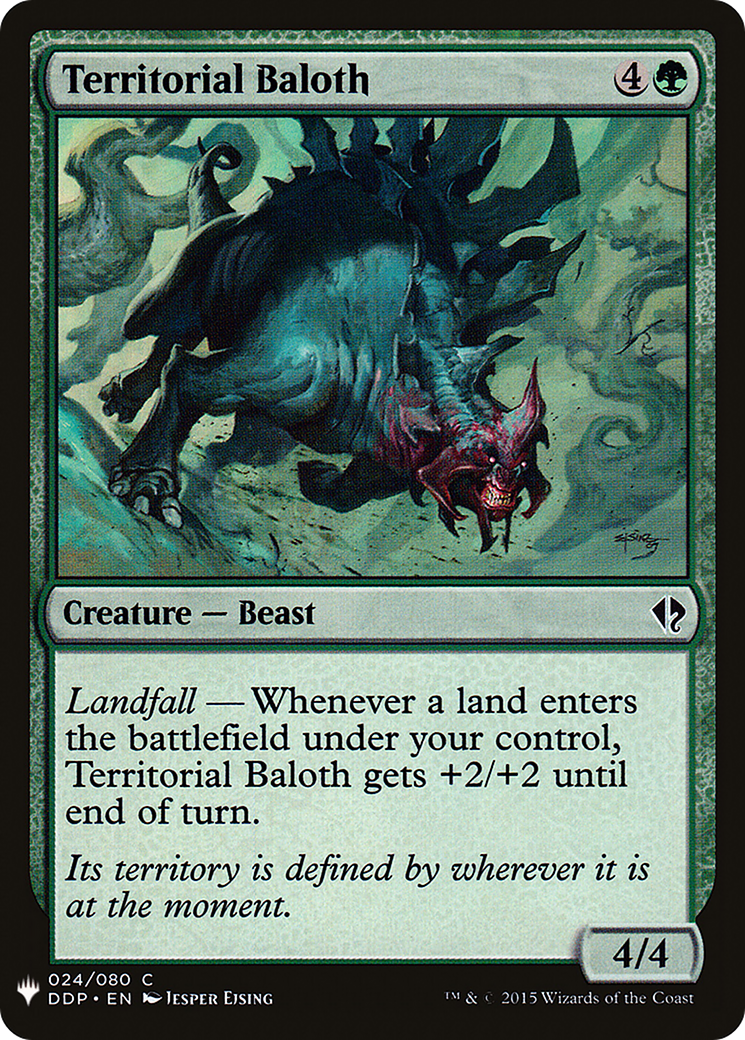 Territorial Baloth (LIST-DDP-24) - The List