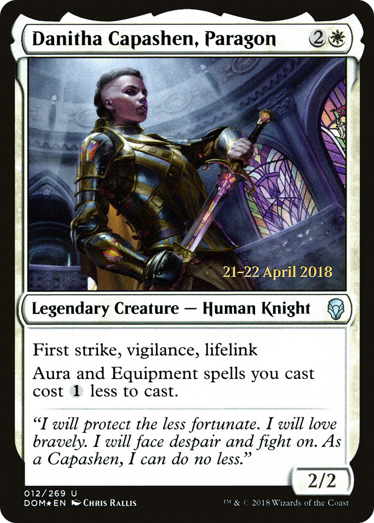 Danitha Capashen, Paragon (PRE-12S) - Dominaria Promos Foil
