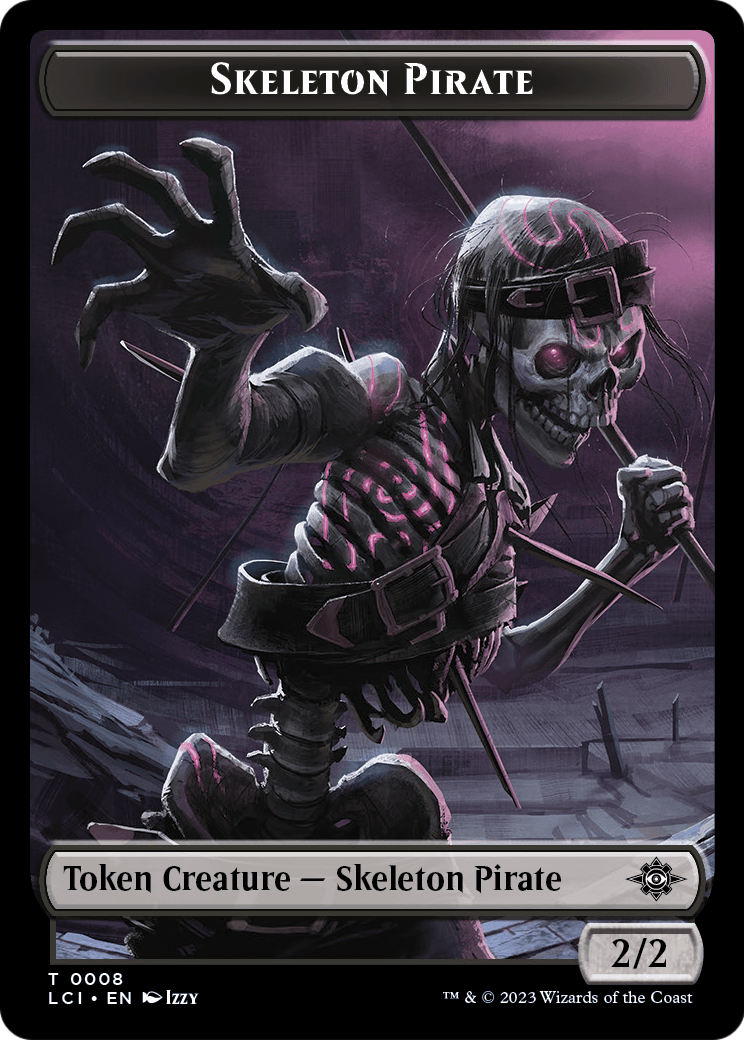 Skeleton Pirate (TLCI-008) - The Lost Caverns of Ixalan Tokens Foil