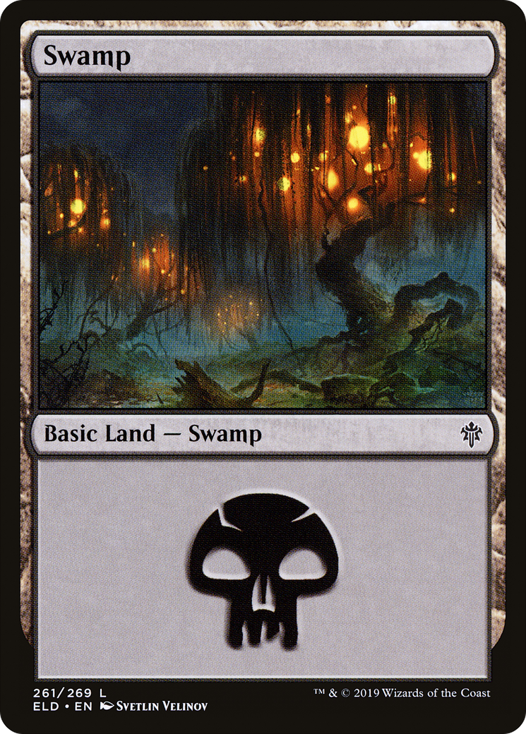 Swamp (261) (ELD-261) - Throne of Eldraine