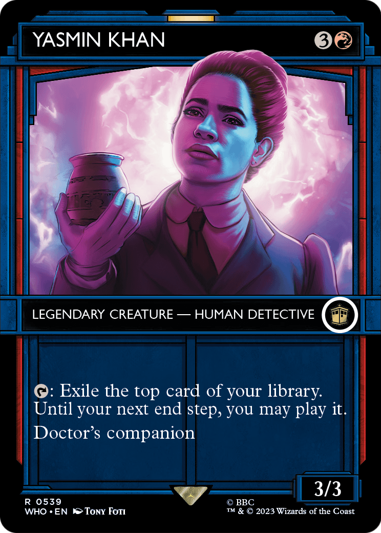 Yasmin Khan (Showcase) (WHO-539) - Doctor Who: (Showcase) (Borderless) Foil