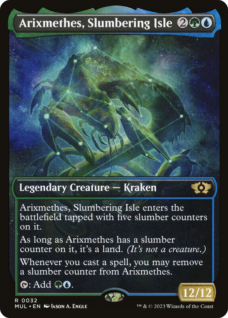 Arixmethes, Slumbering Isle (MUL-032) - Multiverse Legends: (Showcase)