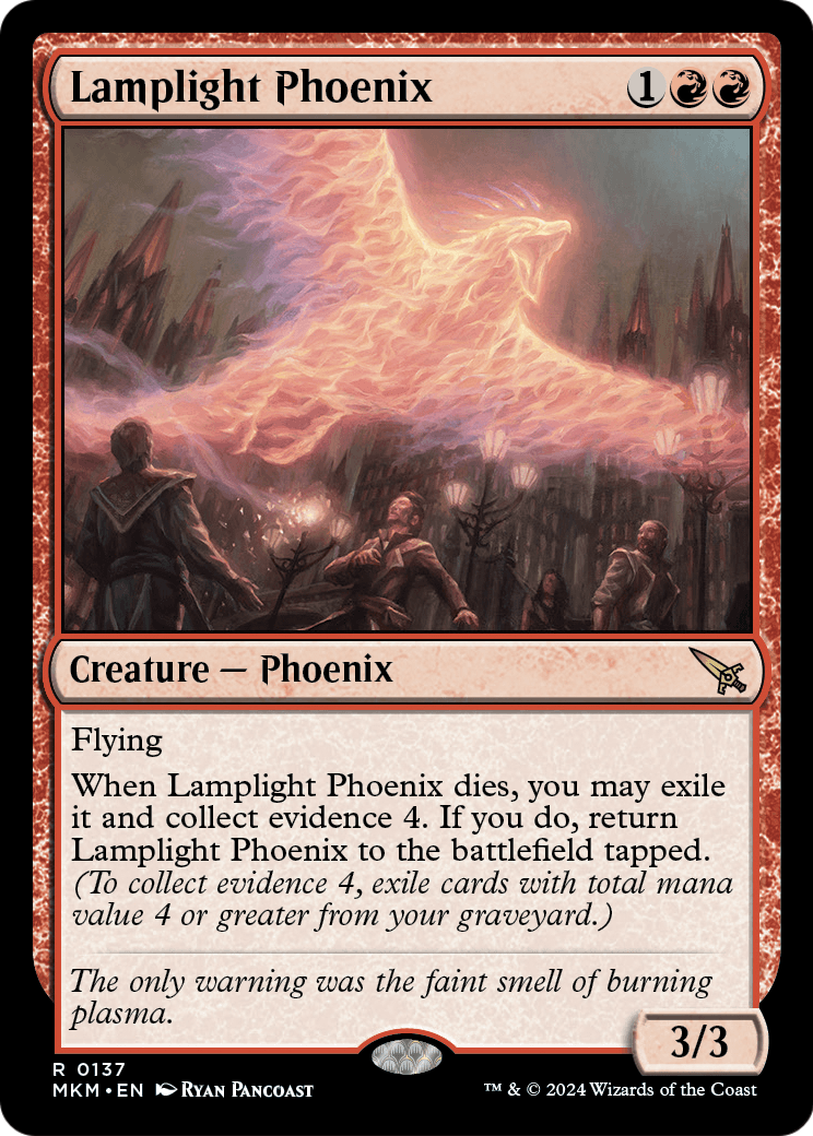 Lamplight Phoenix (MKM-137) - Murders at Karlov Manor Foil