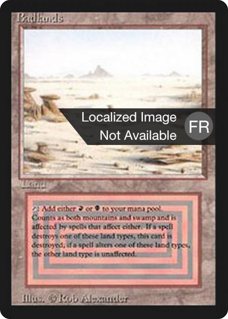 Badlands (FBB-) - Foreign Black Border