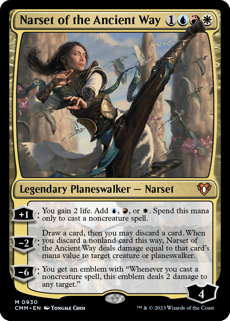 Narset of the Ancient Way (CMM-930) - Commander Masters
