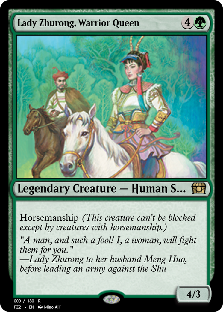 Lady Zhurong, Warrior Queen (PZ2-65811) - Treasure Chest Foil